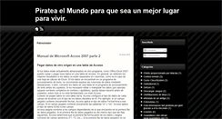 Desktop Screenshot of pirateaelmundo.blogspot.com