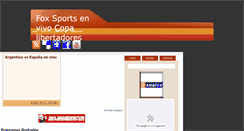 Desktop Screenshot of foxsportsenespanol.blogspot.com