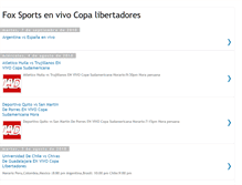 Tablet Screenshot of foxsportsenespanol.blogspot.com