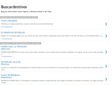 Tablet Screenshot of buscardestinos.blogspot.com