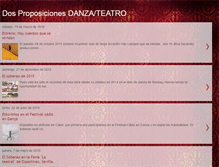 Tablet Screenshot of dosproposiciones.blogspot.com