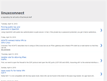Tablet Screenshot of linuxconnect.blogspot.com