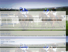 Tablet Screenshot of exchangehorses.blogspot.com