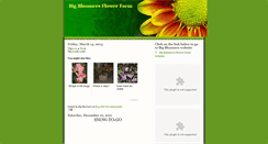 Desktop Screenshot of bigbloomersflowerfarm.blogspot.com