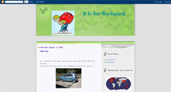 Desktop Screenshot of bisforbackpack.blogspot.com