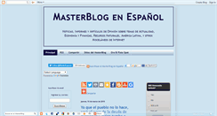 Desktop Screenshot of masterblogenespanol.blogspot.com