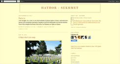 Desktop Screenshot of hathor-sekhmet.blogspot.com