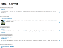 Tablet Screenshot of hathor-sekhmet.blogspot.com
