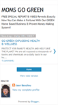 Mobile Screenshot of momsgogreen.blogspot.com