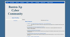 Desktop Screenshot of banten-xp.blogspot.com