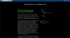 Desktop Screenshot of educacionalternativa9.blogspot.com