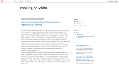 Desktop Screenshot of cookingonwhim.blogspot.com