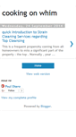 Mobile Screenshot of cookingonwhim.blogspot.com