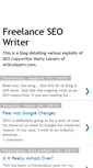Mobile Screenshot of freelanceseowriter.blogspot.com