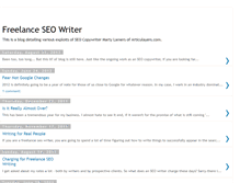 Tablet Screenshot of freelanceseowriter.blogspot.com