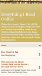 Mobile Screenshot of everythingireadonline.blogspot.com
