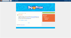 Desktop Screenshot of bigprize.blogspot.com