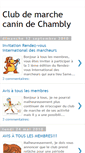 Mobile Screenshot of clubdemarchecaninchambly.blogspot.com