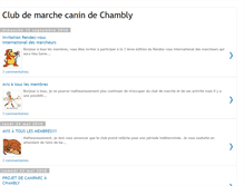 Tablet Screenshot of clubdemarchecaninchambly.blogspot.com