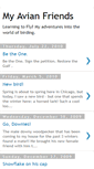 Mobile Screenshot of myavianfriends.blogspot.com