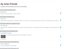 Tablet Screenshot of myavianfriends.blogspot.com