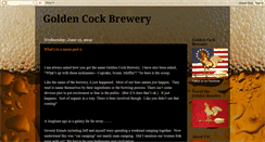 Desktop Screenshot of goldencockbrewery.blogspot.com