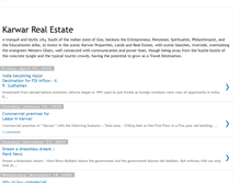 Tablet Screenshot of karwar-realty.blogspot.com