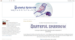 Desktop Screenshot of gratefulsparrow.blogspot.com