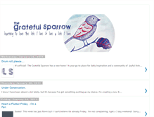 Tablet Screenshot of gratefulsparrow.blogspot.com