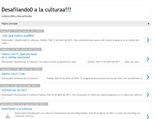 Tablet Screenshot of desafiiandolacultura.blogspot.com