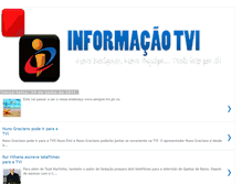 Tablet Screenshot of informacaotvi.blogspot.com