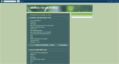 Desktop Screenshot of derricktwayz.blogspot.com