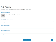 Tablet Screenshot of jolapaatalu.blogspot.com