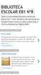 Mobile Screenshot of bibliotecaescolarn8.blogspot.com