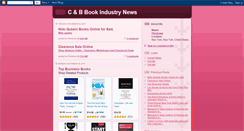 Desktop Screenshot of cbbookindustrynews.blogspot.com