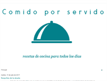 Tablet Screenshot of comidoporservido.blogspot.com