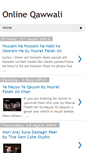 Mobile Screenshot of onlineqawwali.blogspot.com