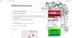 Desktop Screenshot of elclubsuicida.blogspot.com