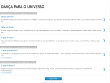 Tablet Screenshot of dancaparaouniverso.blogspot.com