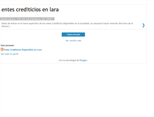 Tablet Screenshot of entescrediticiosenlara.blogspot.com