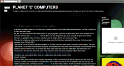 Desktop Screenshot of planetccomputers.blogspot.com