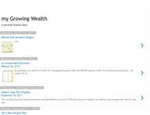 Tablet Screenshot of mygrowingwealth.blogspot.com