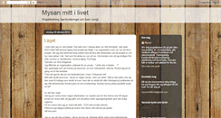 Desktop Screenshot of mysanmittilivet.blogspot.com