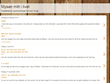 Tablet Screenshot of mysanmittilivet.blogspot.com