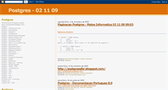 Desktop Screenshot of amarildopostgres.blogspot.com