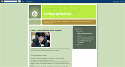 Desktop Screenshot of corruptpractices.blogspot.com