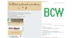 Desktop Screenshot of bcowonders.blogspot.com