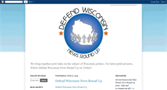 Desktop Screenshot of defendwisconsin.blogspot.com