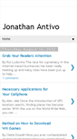 Mobile Screenshot of jonathanantivod.blogspot.com