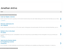 Tablet Screenshot of jonathanantivod.blogspot.com